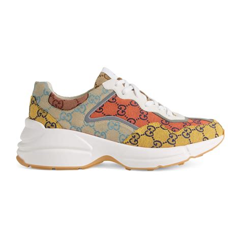 gucci rhyton sneaker - men's|Gucci rhyton multicolor sneakers men.